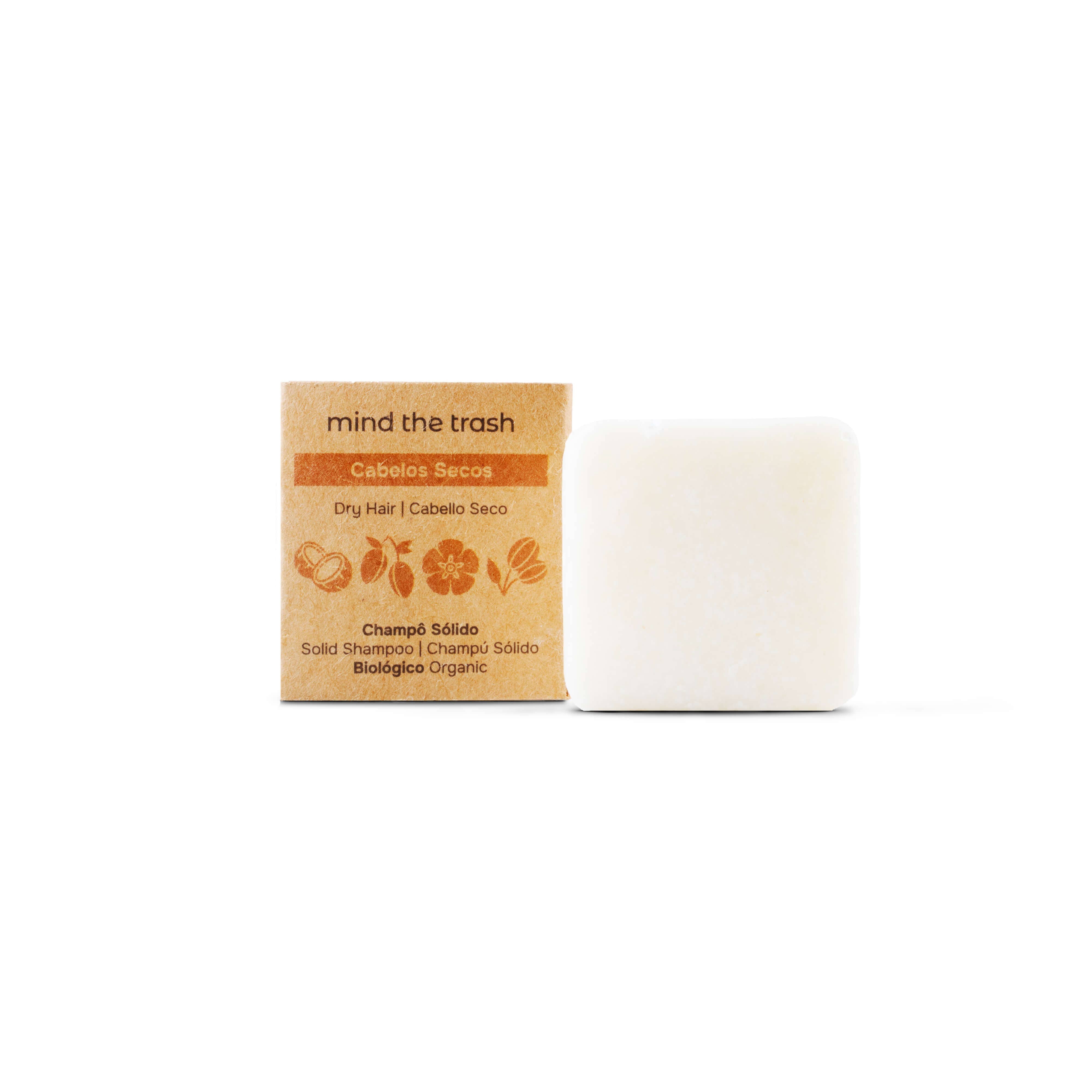 Solid Shampoo Dry Hair Travel Size - Mind The Trash – priekinis vaizdas | Beata Nicholson