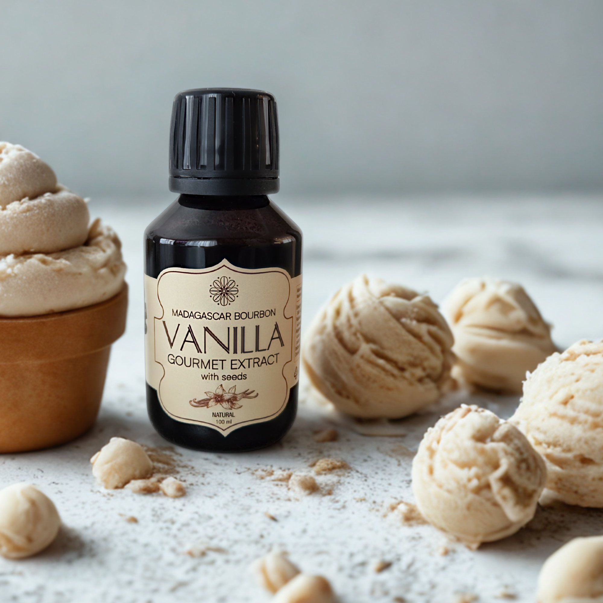 Burbono vanilės gurmaniškas ekstraktas su sėklytėmis