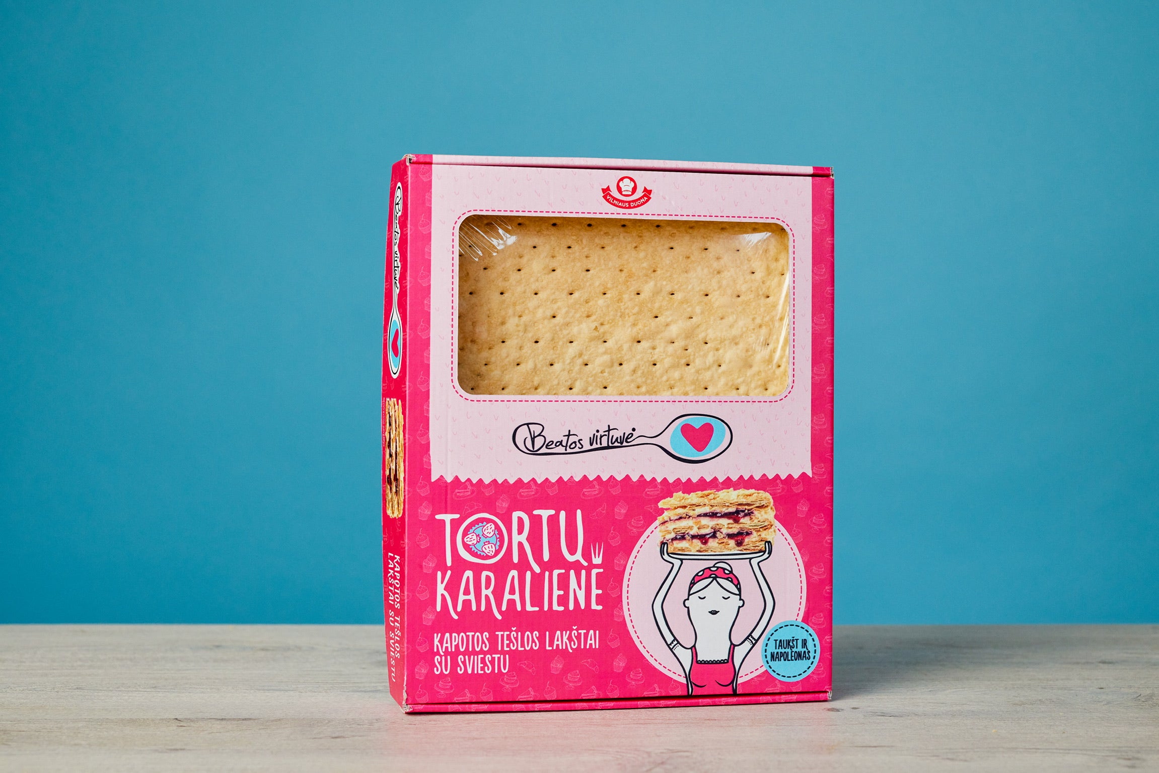 Sviestinės kapotos tešlos lakštai Napoleono tortui "Tortų karalienė" 👑✨