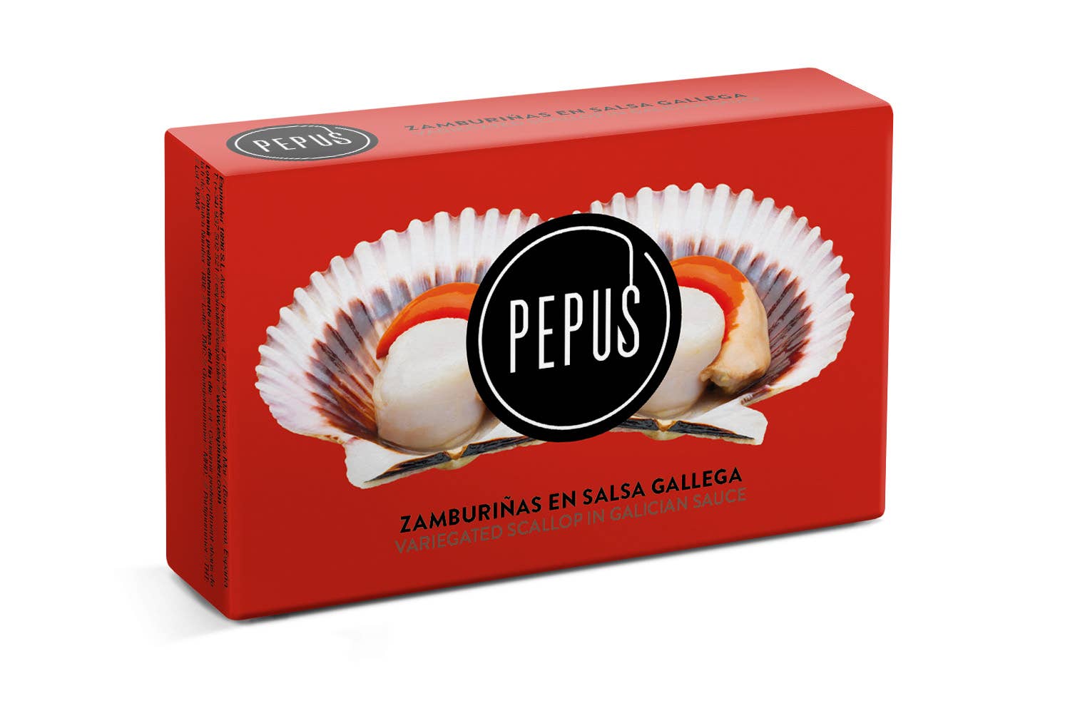 Zamburiñas in Galician Sauce PEPUS OL-120 – priekinis vaizdas | Beata Nicholson