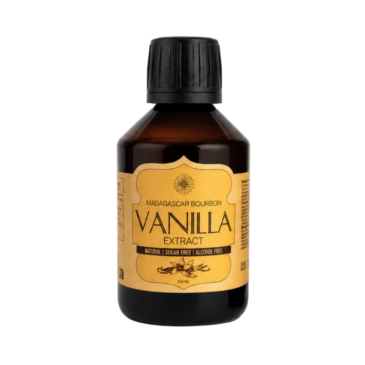 Burbono vanilės ekstraktas be cukraus ir sėklyčių Vanilla Scientific
