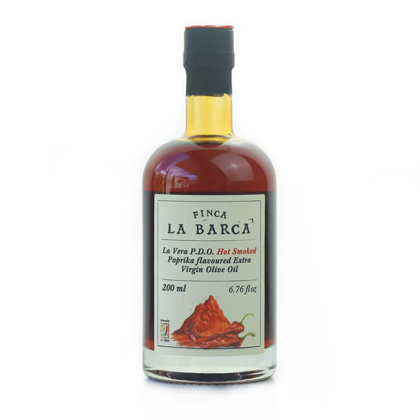 Aceite de Oliva Virgen Extra y Pimentón de La Vera Picante Finca La Barca