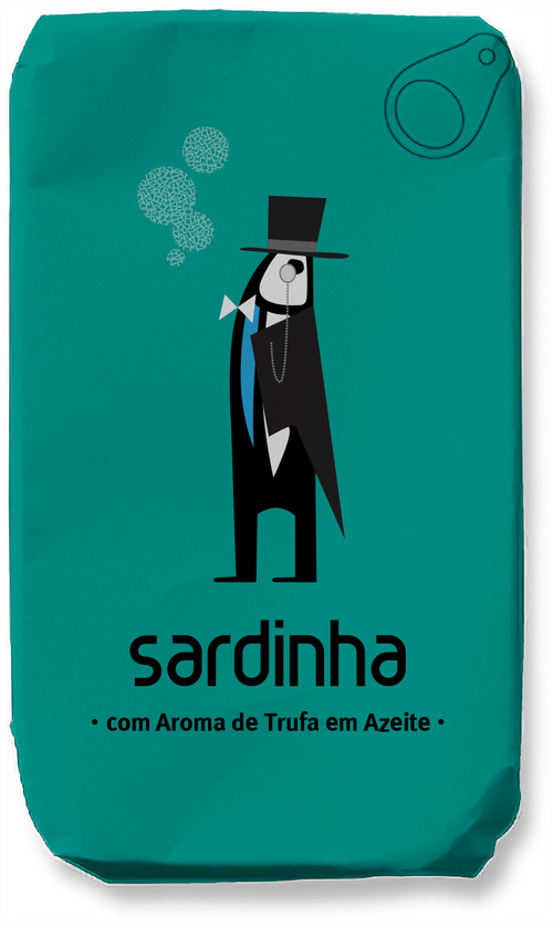 Sardinės alyvuogių aliejuje su triufelių aromatu | Sardinha – produkto nuotrauka | Beata Nicholson