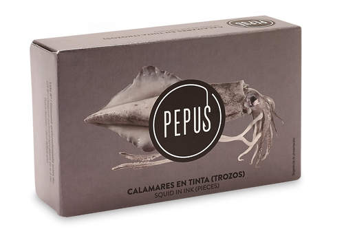 Squid in its Pepus OL-120 Ink – priekinis vaizdas | Beata Nicholson