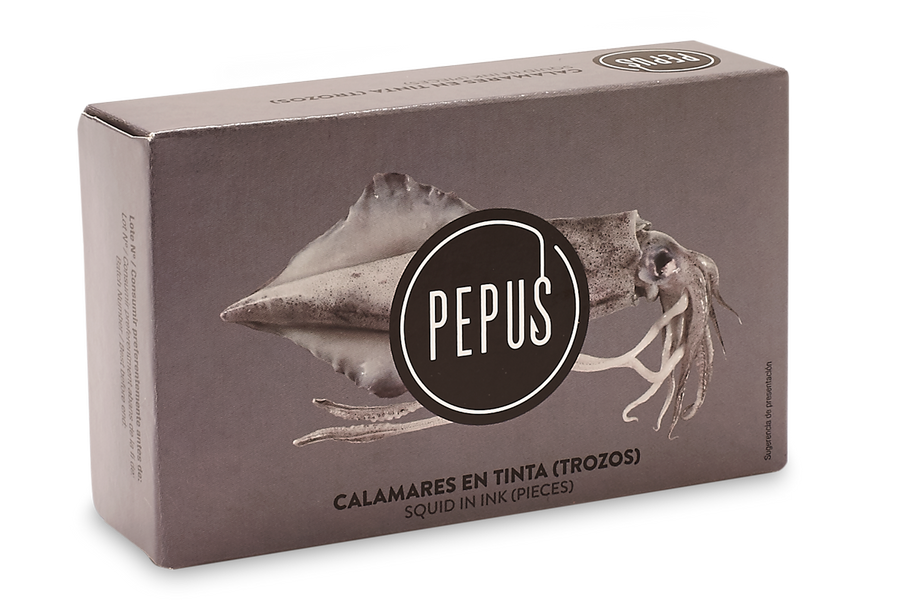 Squid in its Pepus OL-120 Ink – priekinis vaizdas | Beata Nicholson