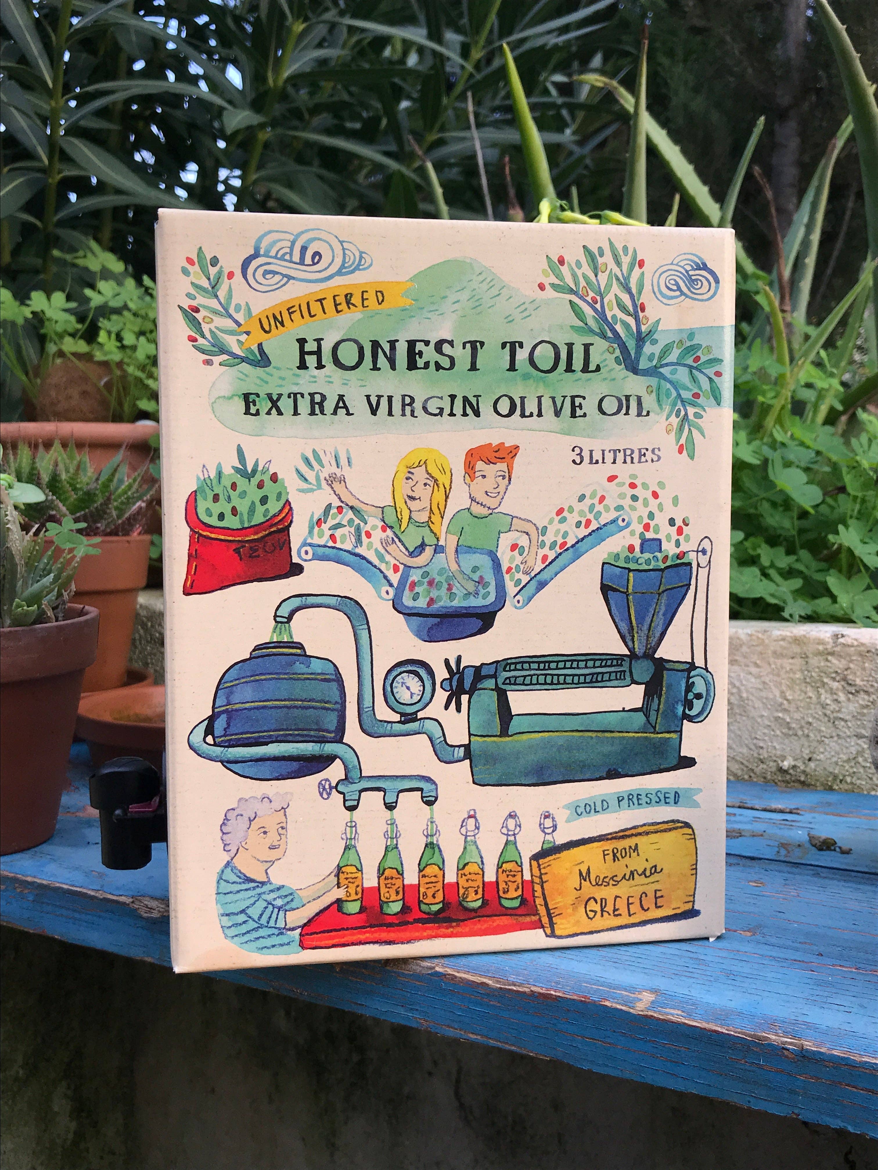 Švelnus, aromatingas, nedidelės partijos 🌿 nefiltruotas ypač tyras alyvuogių aliejus, 3 litrai, maišelis dėžutėje