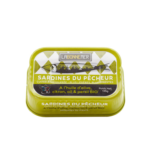 Žvejo ekologiškos sardinės | Ferrigno – priekinis vaizdas | Beata Nicholson