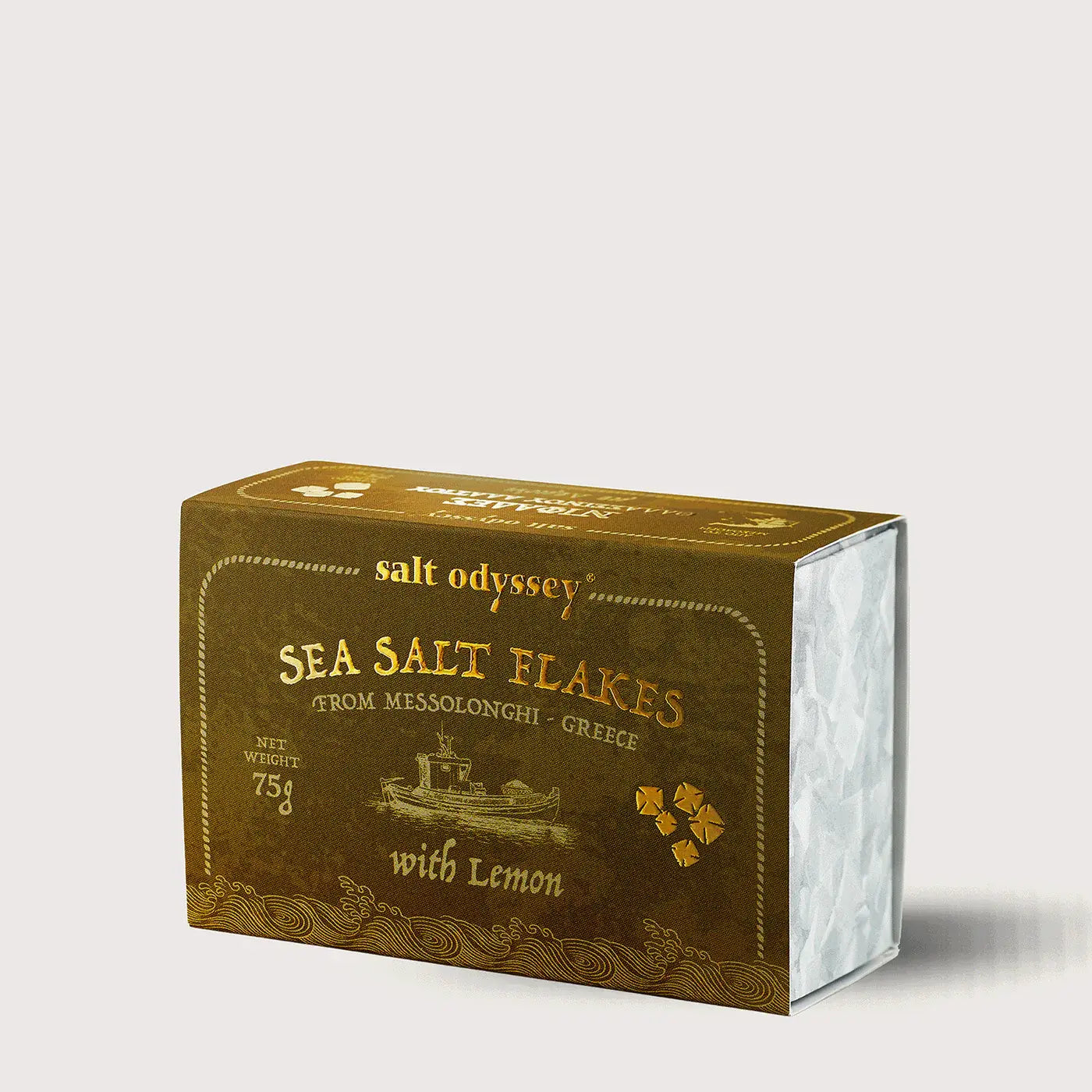 Citrininiai jūros druskos dribsniai, 75 g | Thalassa