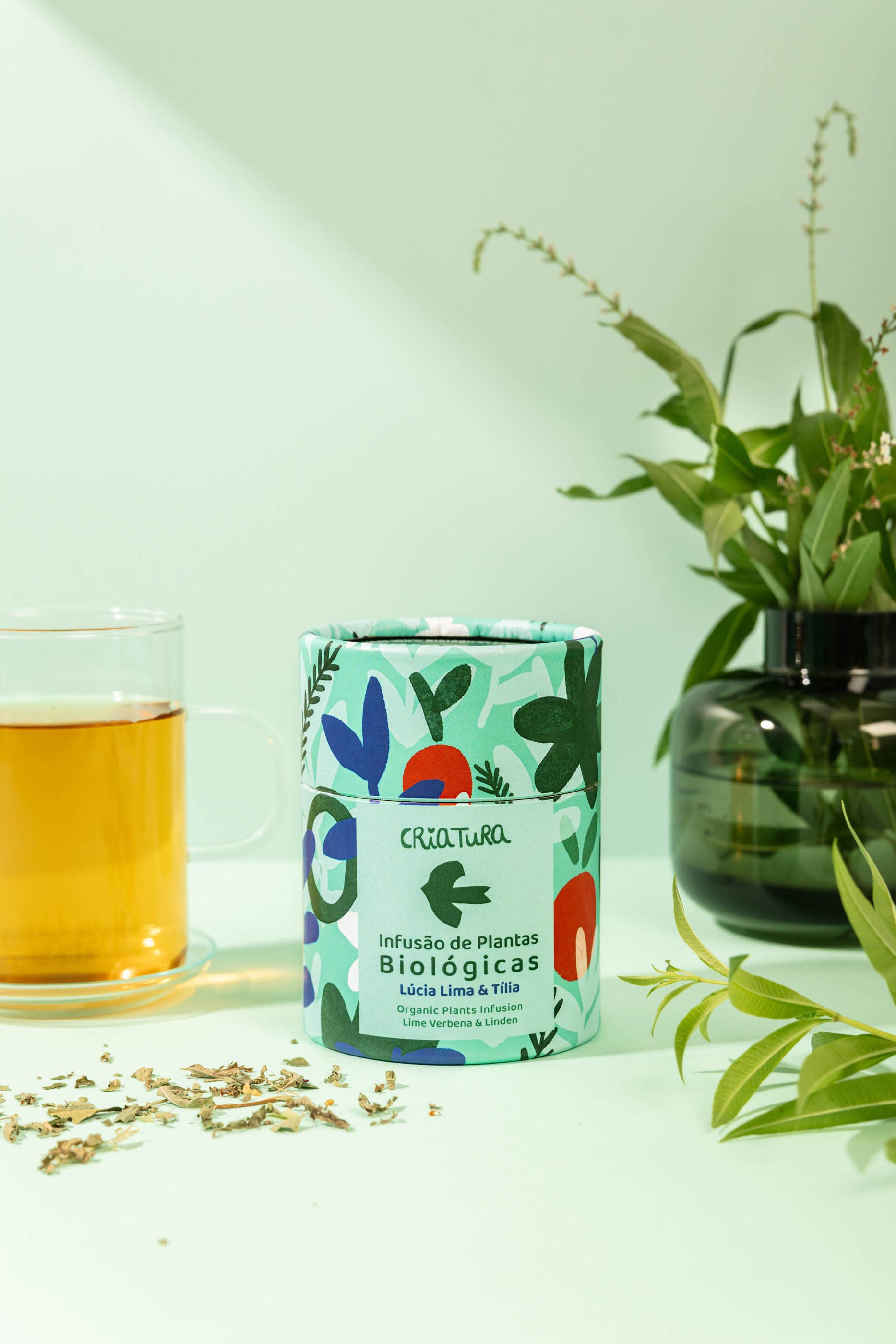 Ekologiška citrininės verbenos ir liepžiedžių žolelių arbata – raminanti