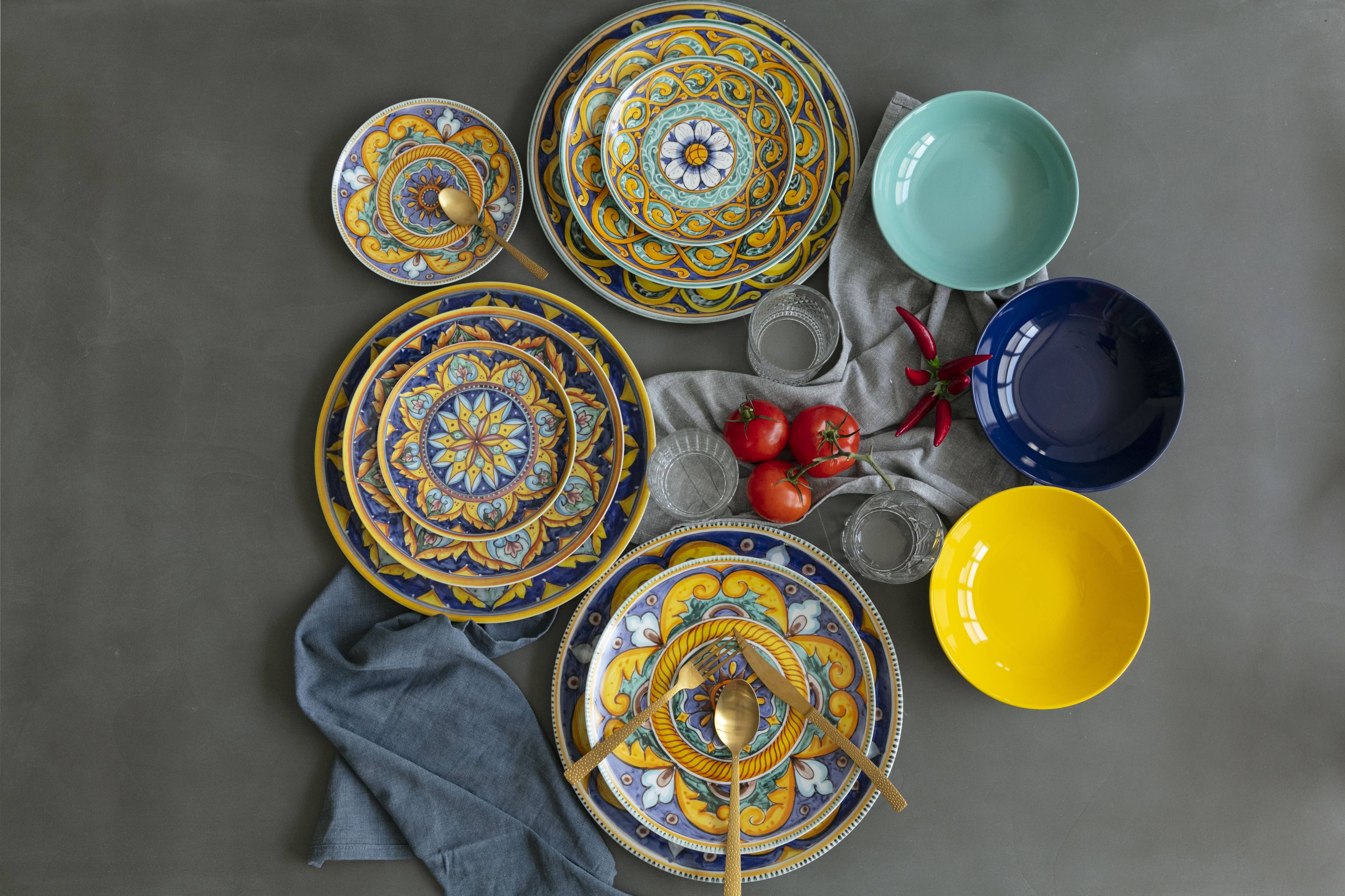 Scilla pizza/serving plate 33 cm, assorted (2 pcs) VdE Tivoli 1996