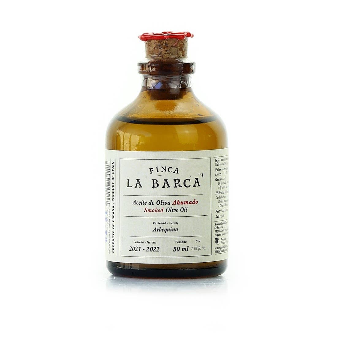 Estuche Regalo Aceites de Oliva "Ahumado y sin Ahumar" 4 bot Finca La Barca