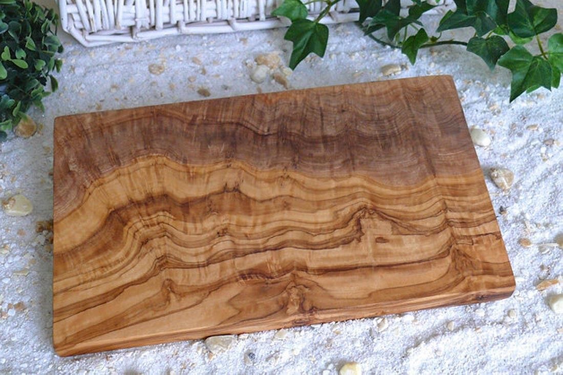 Pusryčių lentelė, kampuota (25x15 cm) olivenholz-erleben