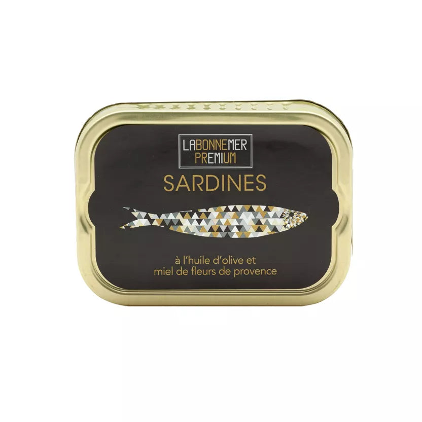 Sardinės alyvuogių aliejuje su Provanso medumi „La Parisienne“