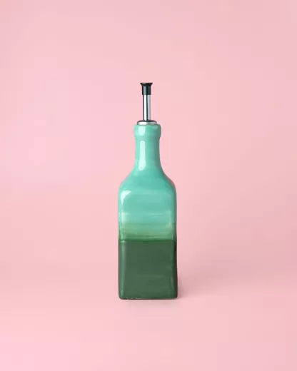Keraminis aliejaus dozatorius - skysčio dozatorius - 475 ml / nefrito žalia – papildomas vaizdas | Beata Nicholson