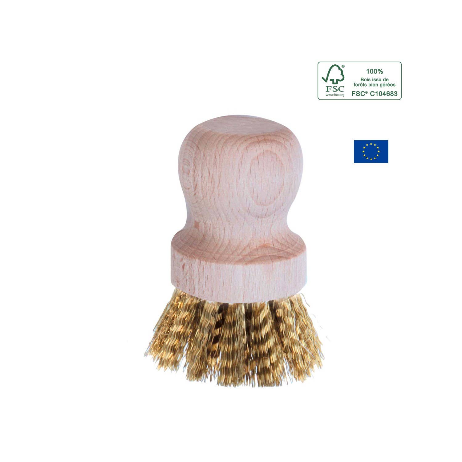 Žalvarinis indų plovimo šepetys 🧽✨