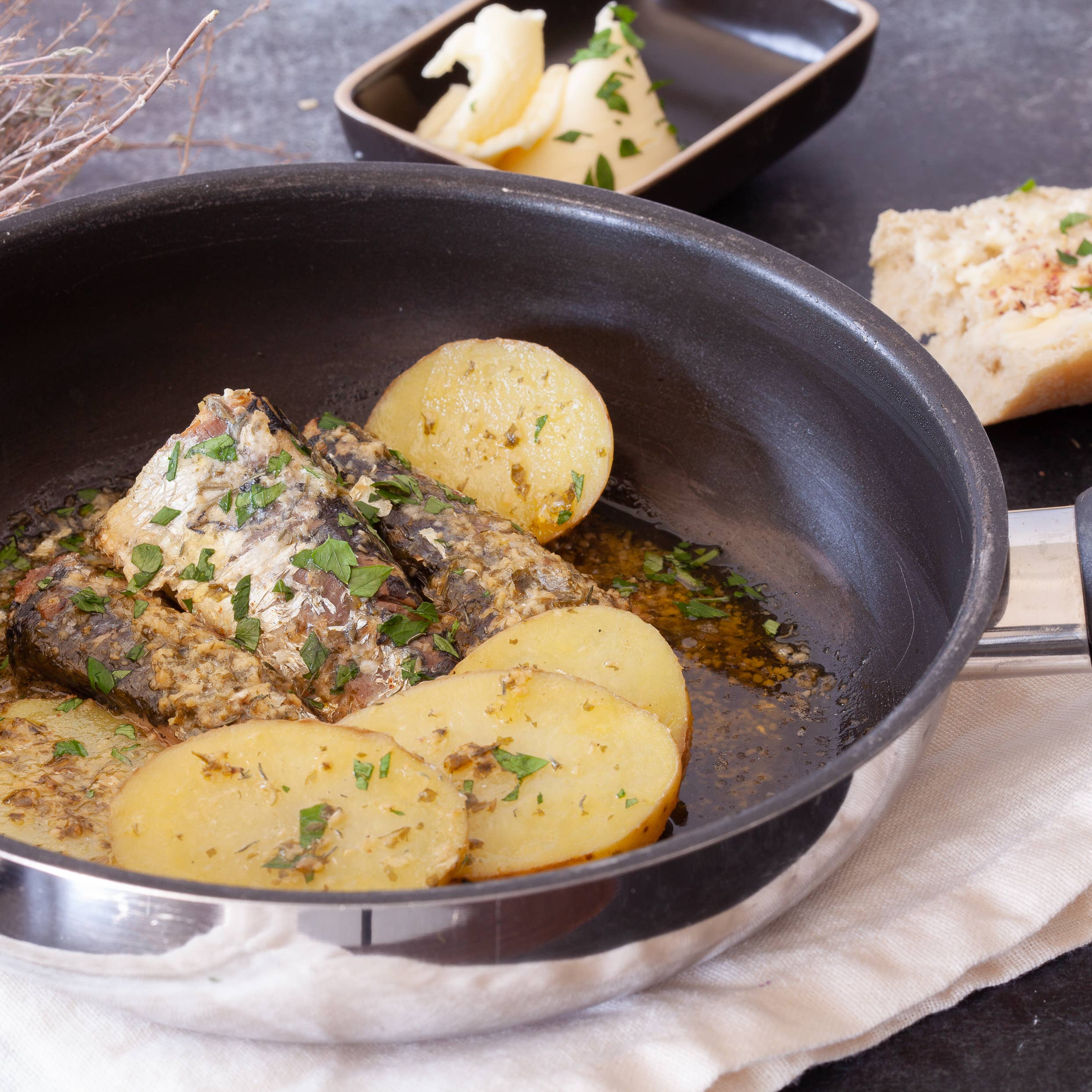 Sardinės su sviestu ir „fleur de sel“ druska | Ferrigno