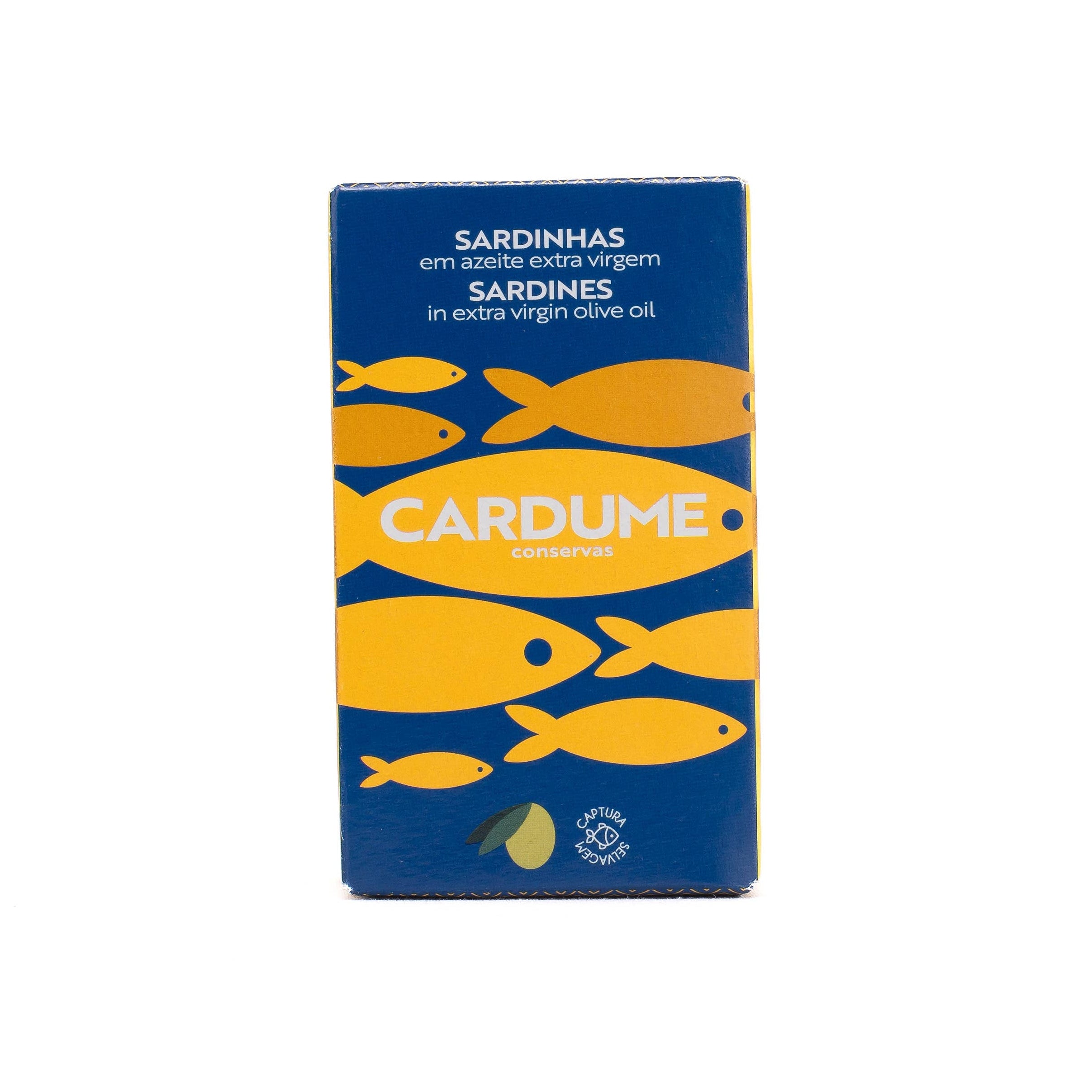 Sardines in Extra virgin olive oil Conservas Cardume