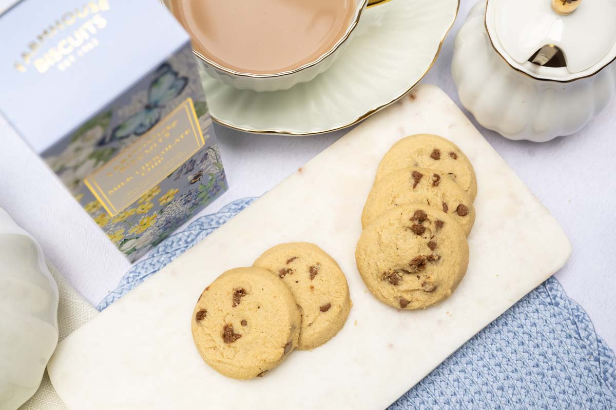 'Anglų sodas' sausainiai - pieniško šokolado gabaliukai | Farmhouse