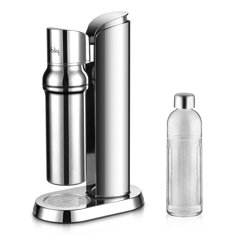 Bubliq glass carbonator - Steel - Sparkling water maker bubliq