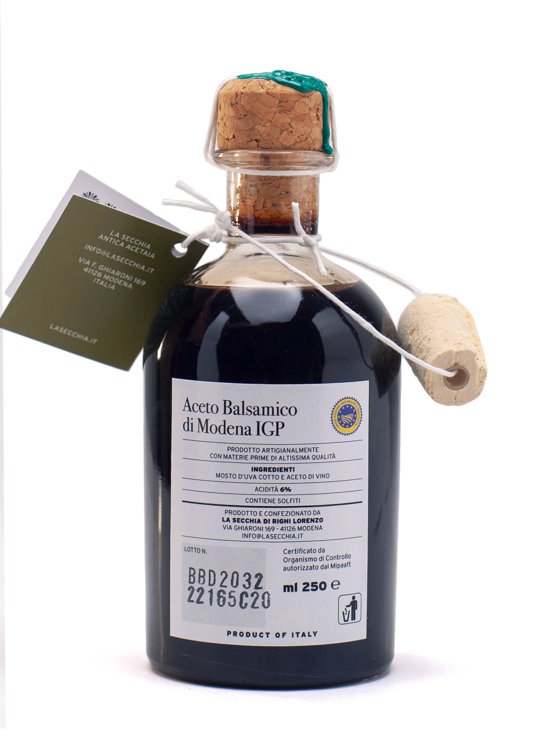 Tradicinis MODENOS balzaminis actas SGN 5 žvaigždutės | La Secchia Antica