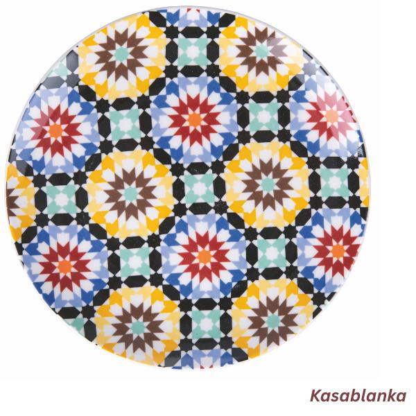 Porcelianinė vaisių - deserto lėkštė | „Marakešas“ kolekcija VdE Tivoli 1996