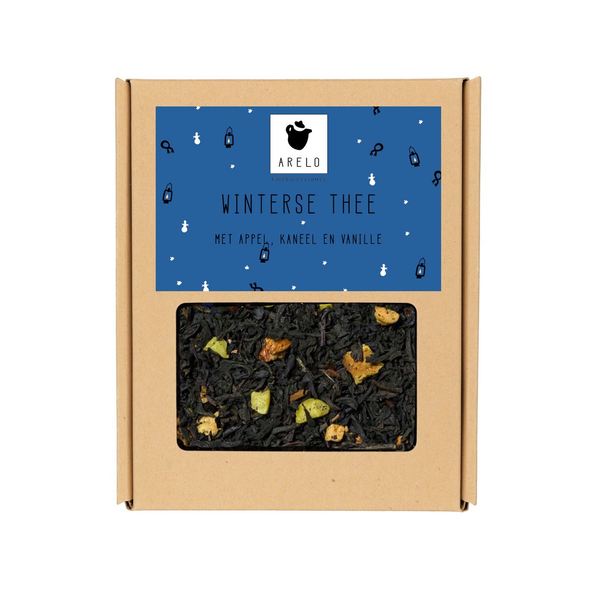 Juodoji arbata su obuoliais, cinamonu ir vanile „Winter“ | ARELO, 50 g | Beata Nicholson