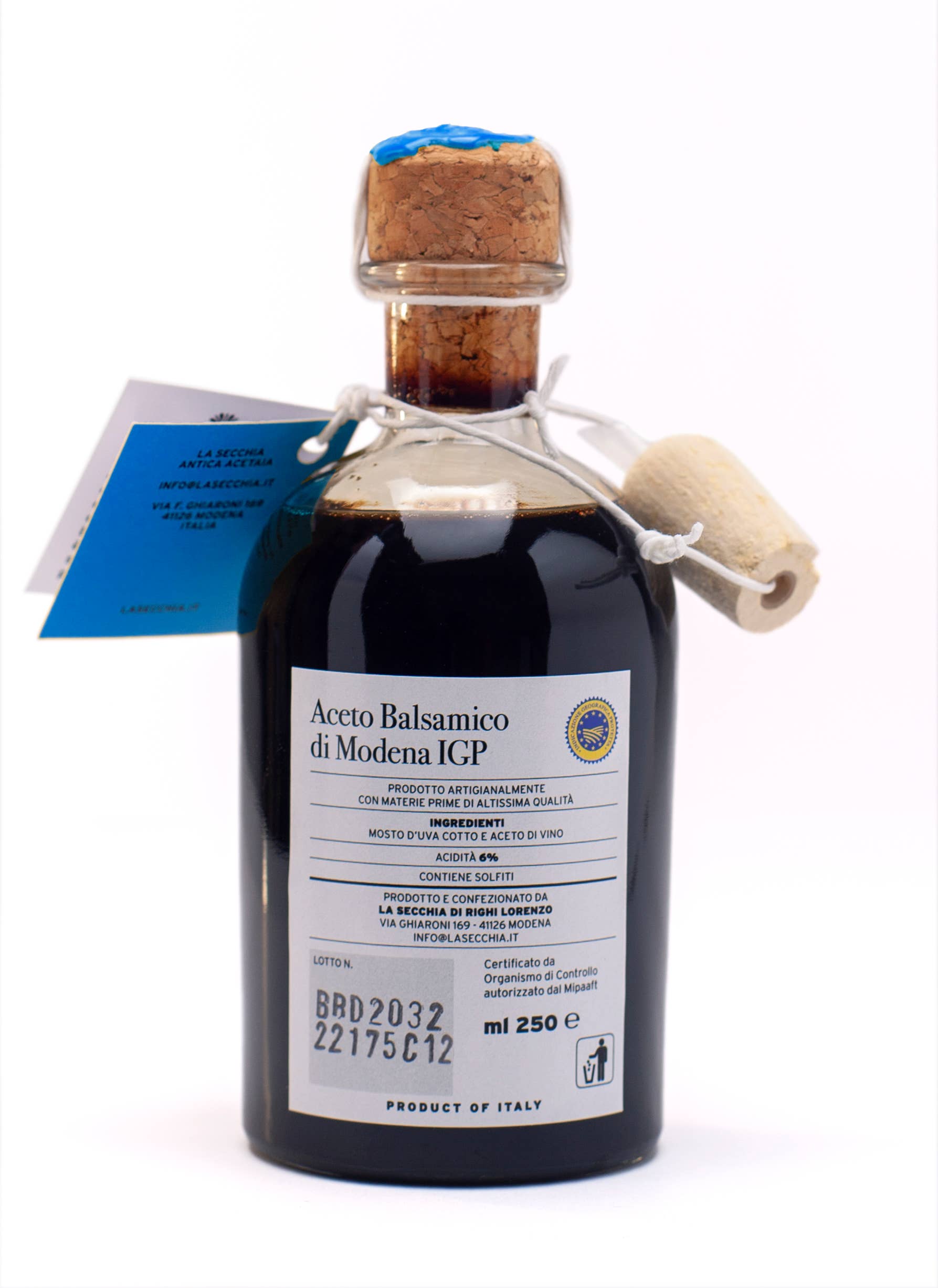 Tradicinis MODENOS balzaminis actas SGN 3 žvaigždutės | La Secchia Antica