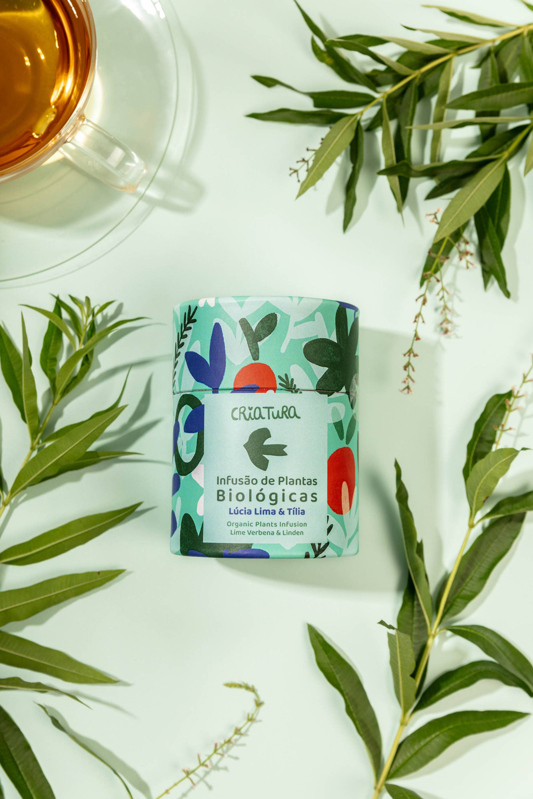 Ekologiška citrininės verbenos ir liepžiedžių žolelių arbata – raminanti