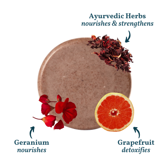 FLORAL DETOX: Šampūnas - probiotinis muilo gabalėlis