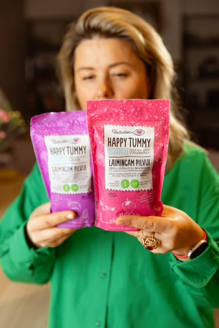 "Beatos virtuvė" Sėklų mišinys su braškemis "Laimingam Pilvui” 150g
