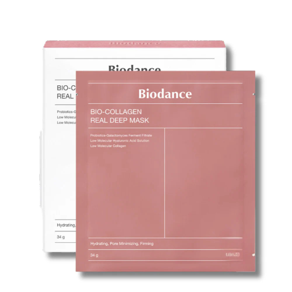 BIODANCE Bio-Collagen Real Deep Mask - kaukė su kolagenu 4 vnt