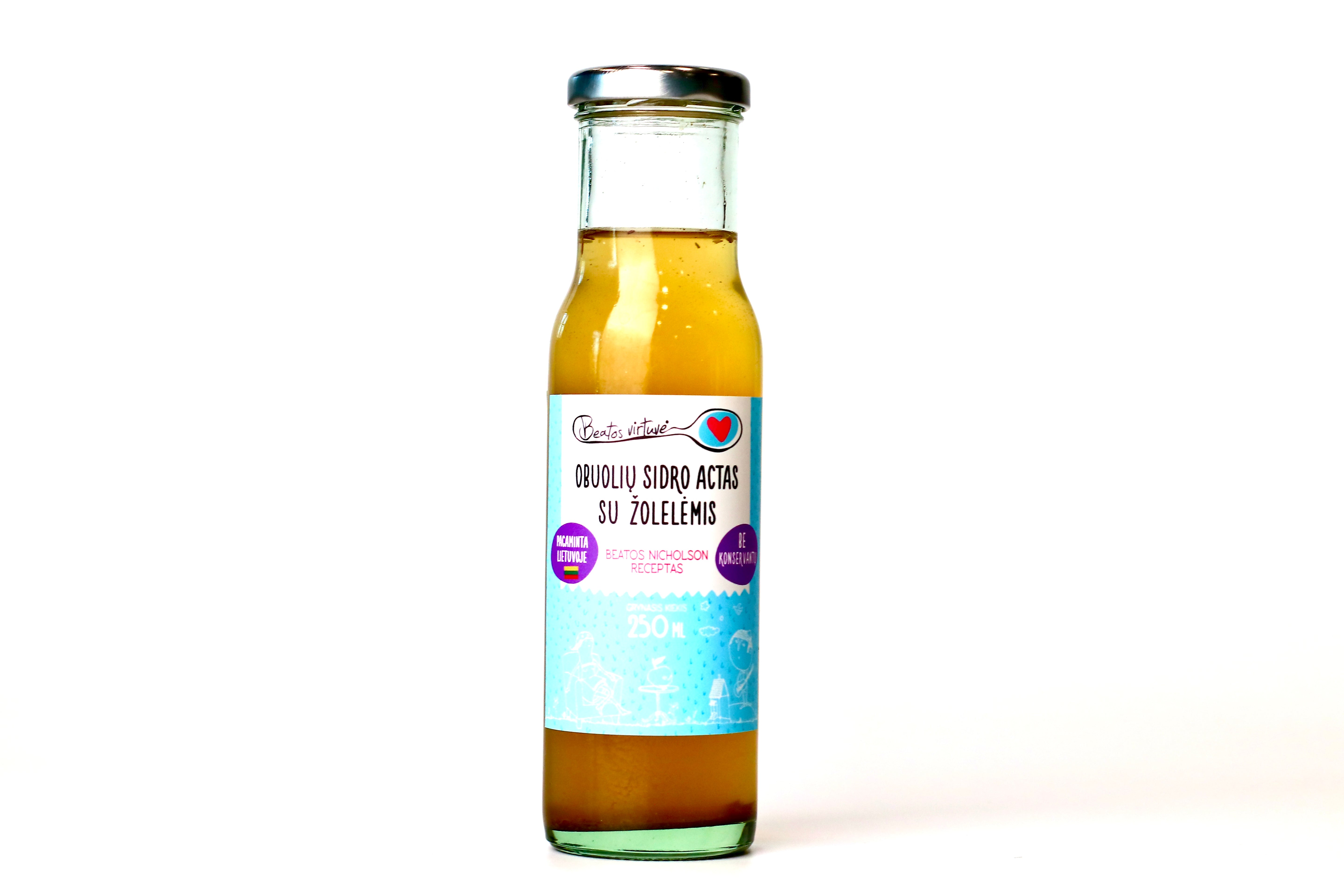 Beatos Virtuvė - Obuolių sidro actas su žolelėmis