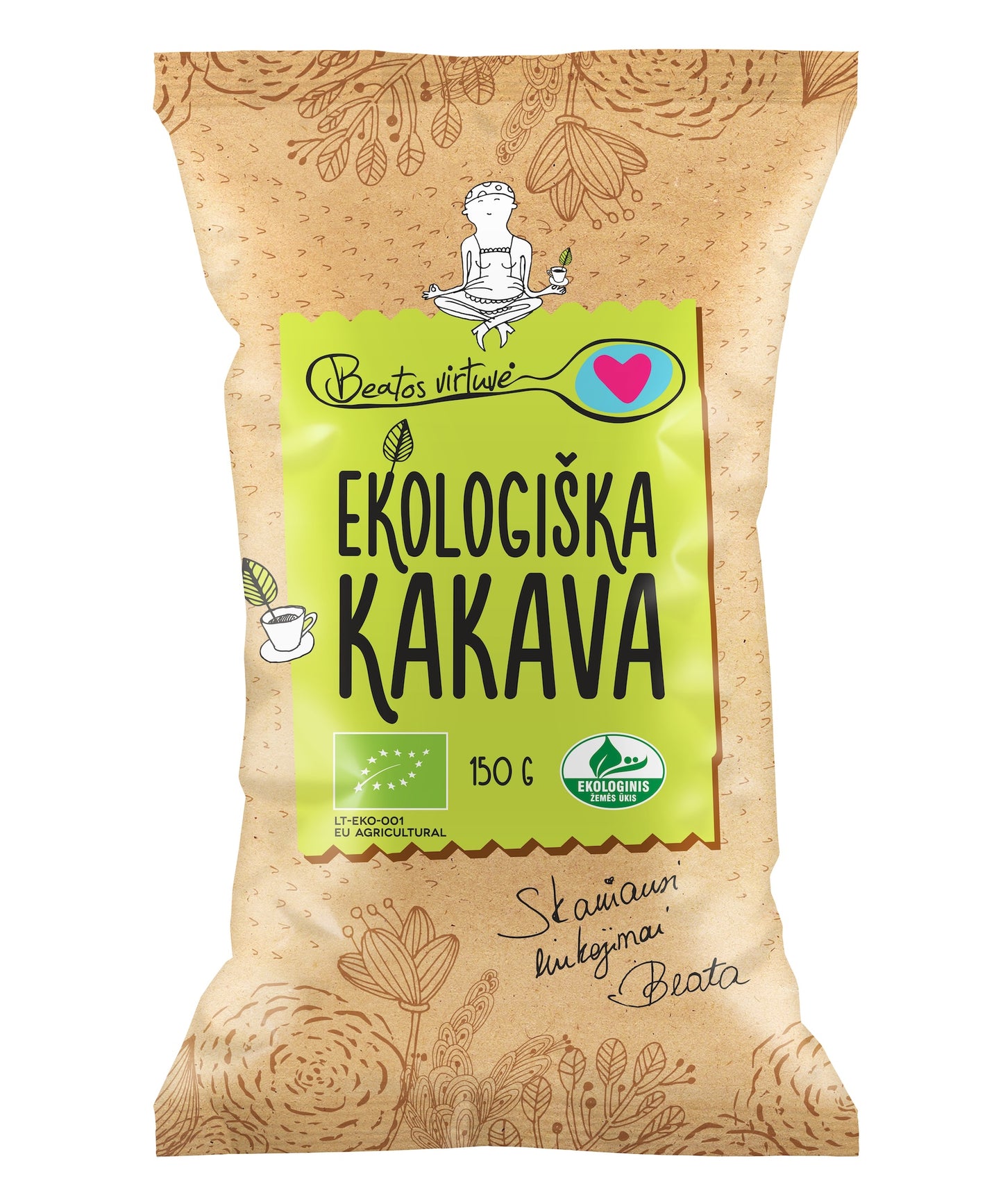 Ekologiška kakava BEATOS VIRTUVĖ, 150 g