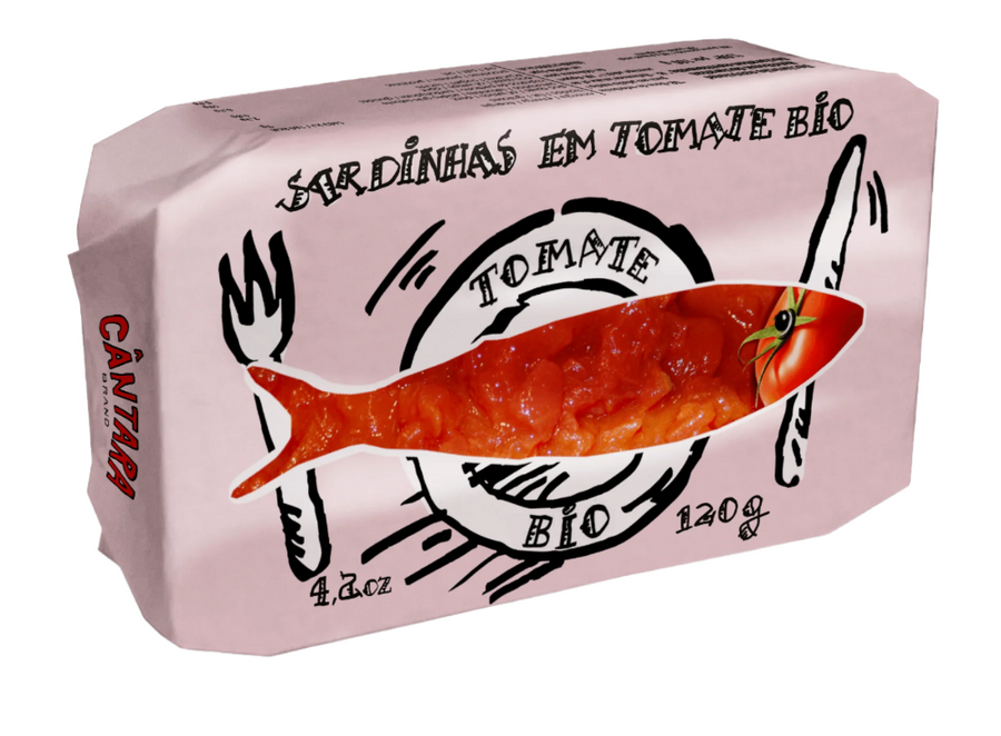 Sardinės ekologiškame pomidorų padaže (BIO) | Cantara CREATIVE – produkto nuotrauka | Beata Nicholson