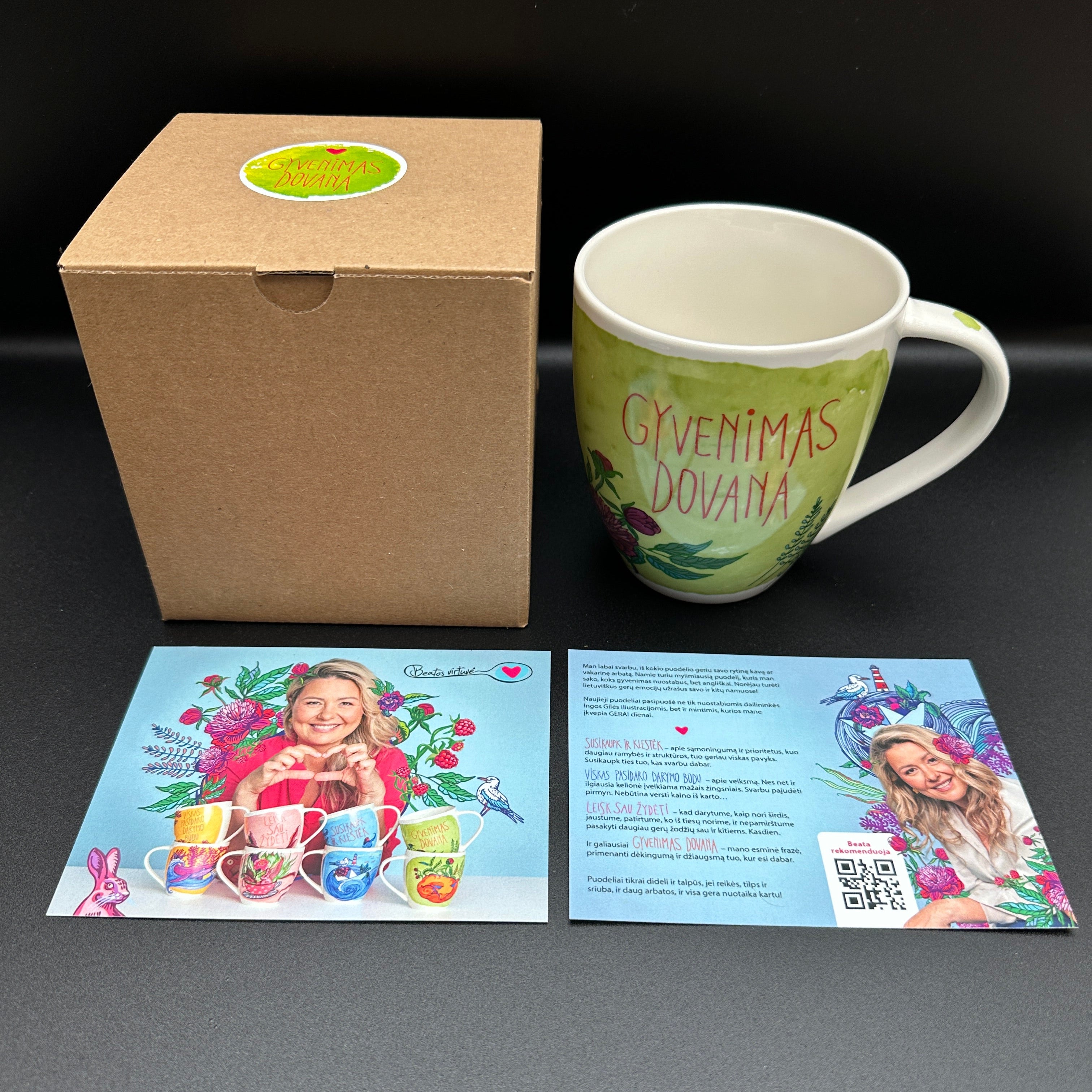 Puodelis GYVENIMAS DOVANA