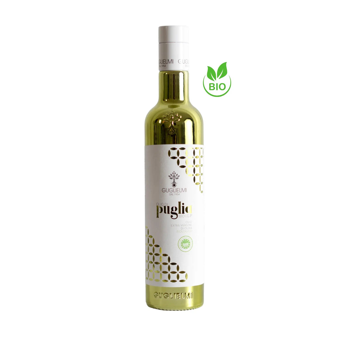 Guglielmi Puglia BIO P.G.I. ekologiškas ypač tyras alyvuogių aliejus, 500 ml | Beatos.lt