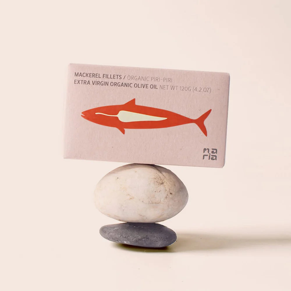 Skumbrės filė ekologiškame pirmo spaudimo alyvuogių aliejuje su čili (BIO) | Maria Organic