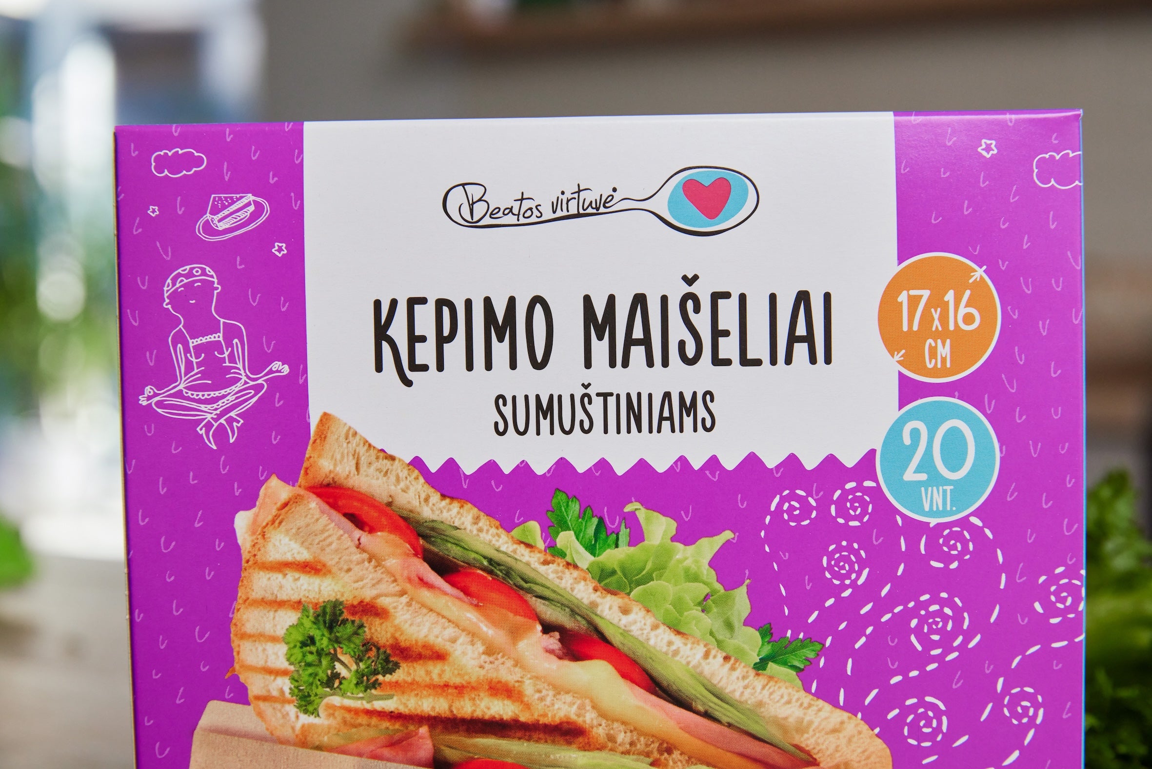 Beatos Virtuvė Kepimo Maišeliai (sumuštiniams)