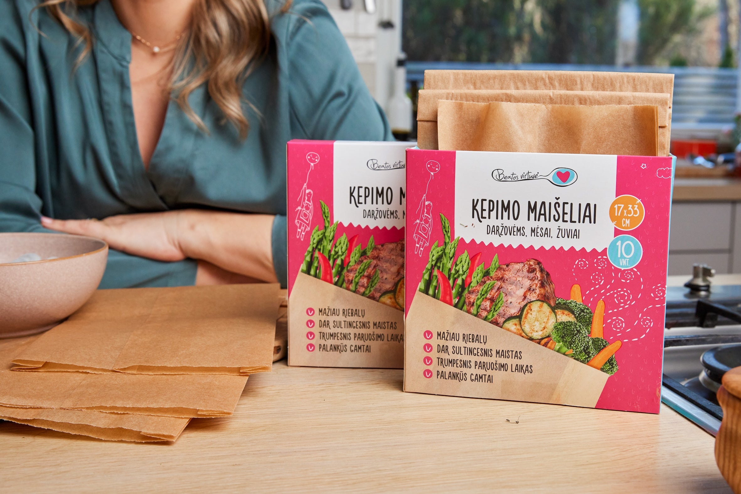 Beatos Virtuvė Kepimo Maišeliai (patiekalams)