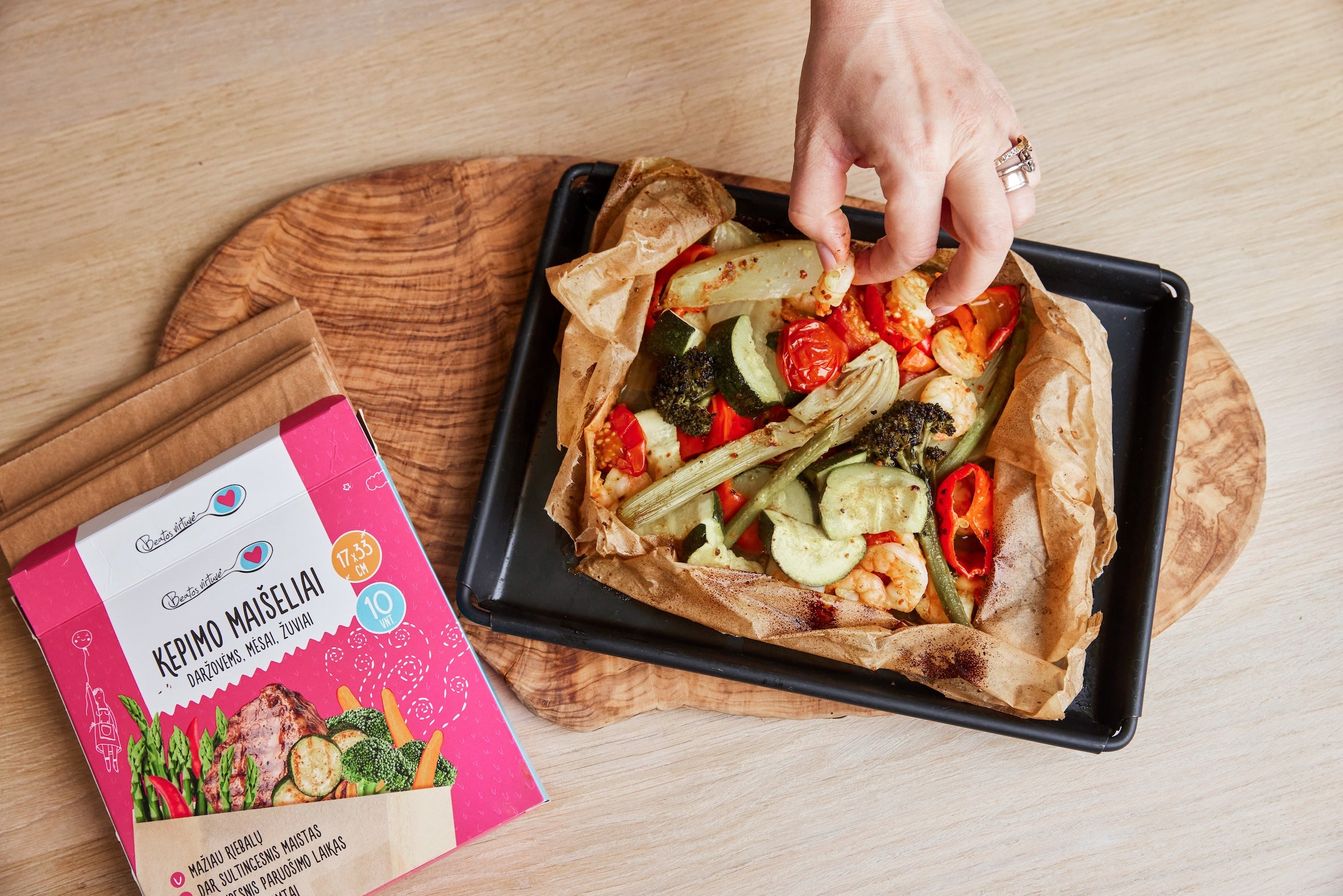 Beatos Virtuvė Kepimo Maišeliai (patiekalams)