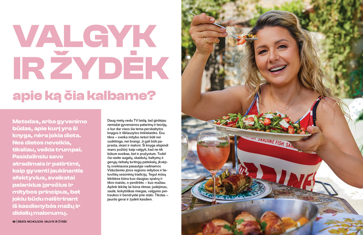 Beatos Nicholson knyga „Valgyk ir žydėk“ Beata Nicholson