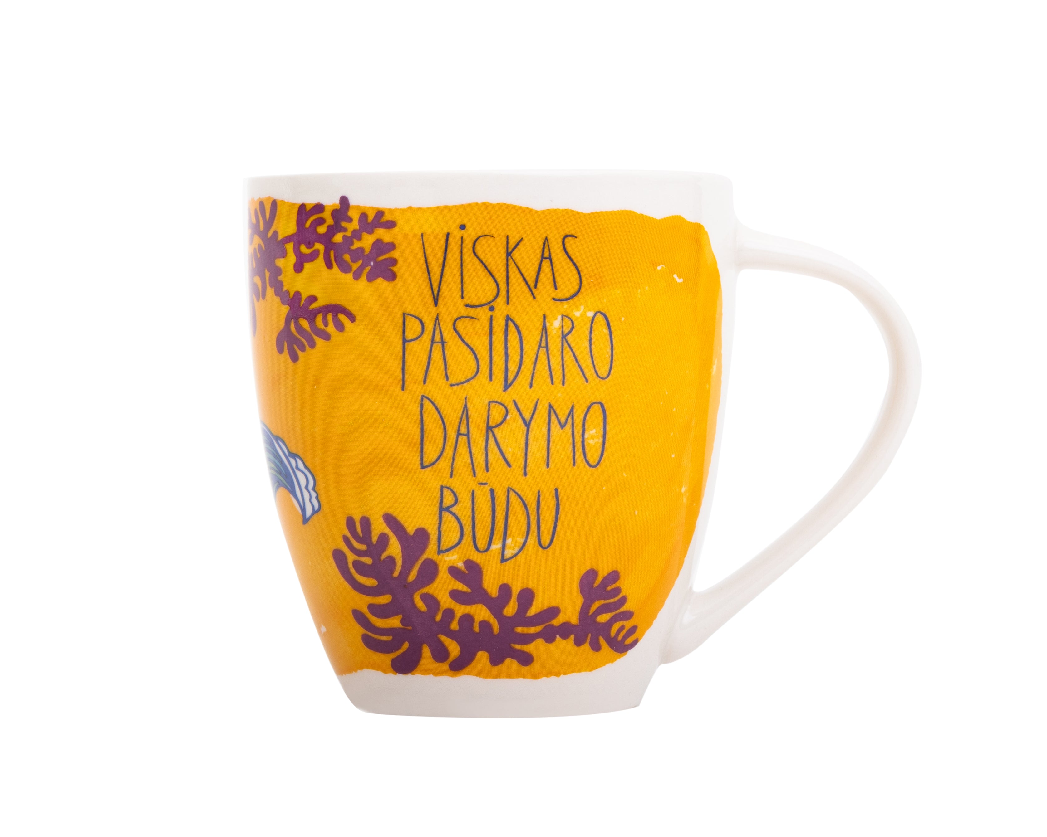 Puodelis VISKAS PASIDARO DARYMO BŪDU