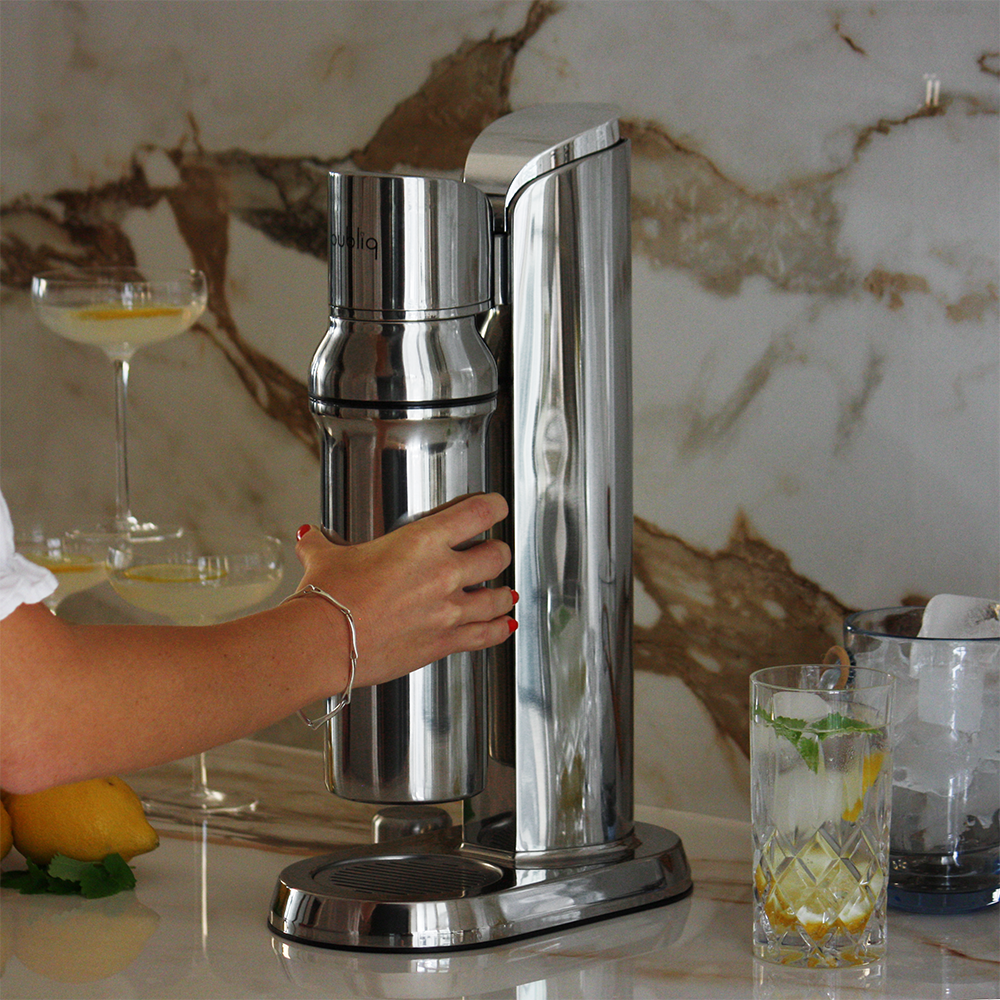 Bubliq glass carbonator - Steel - Sparkling water maker bubliq
