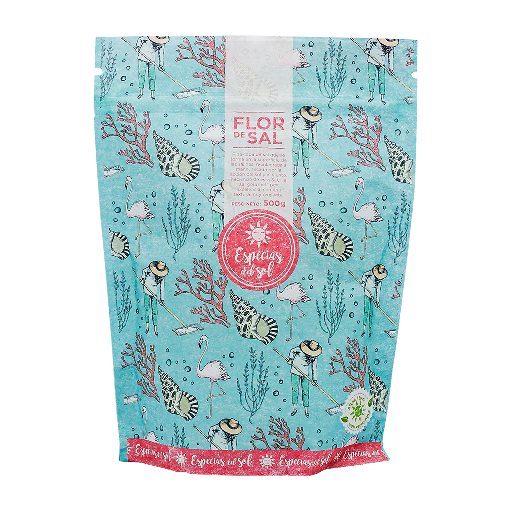 Natūrali fleur de sel druska, 500 g