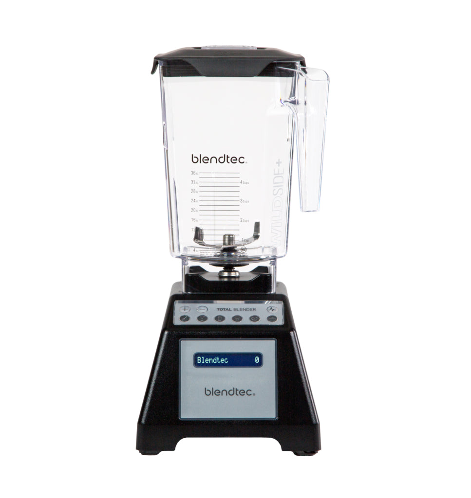Blendtec Total Blender juodas maišytuvas su wildSIDE+ ąsočiu