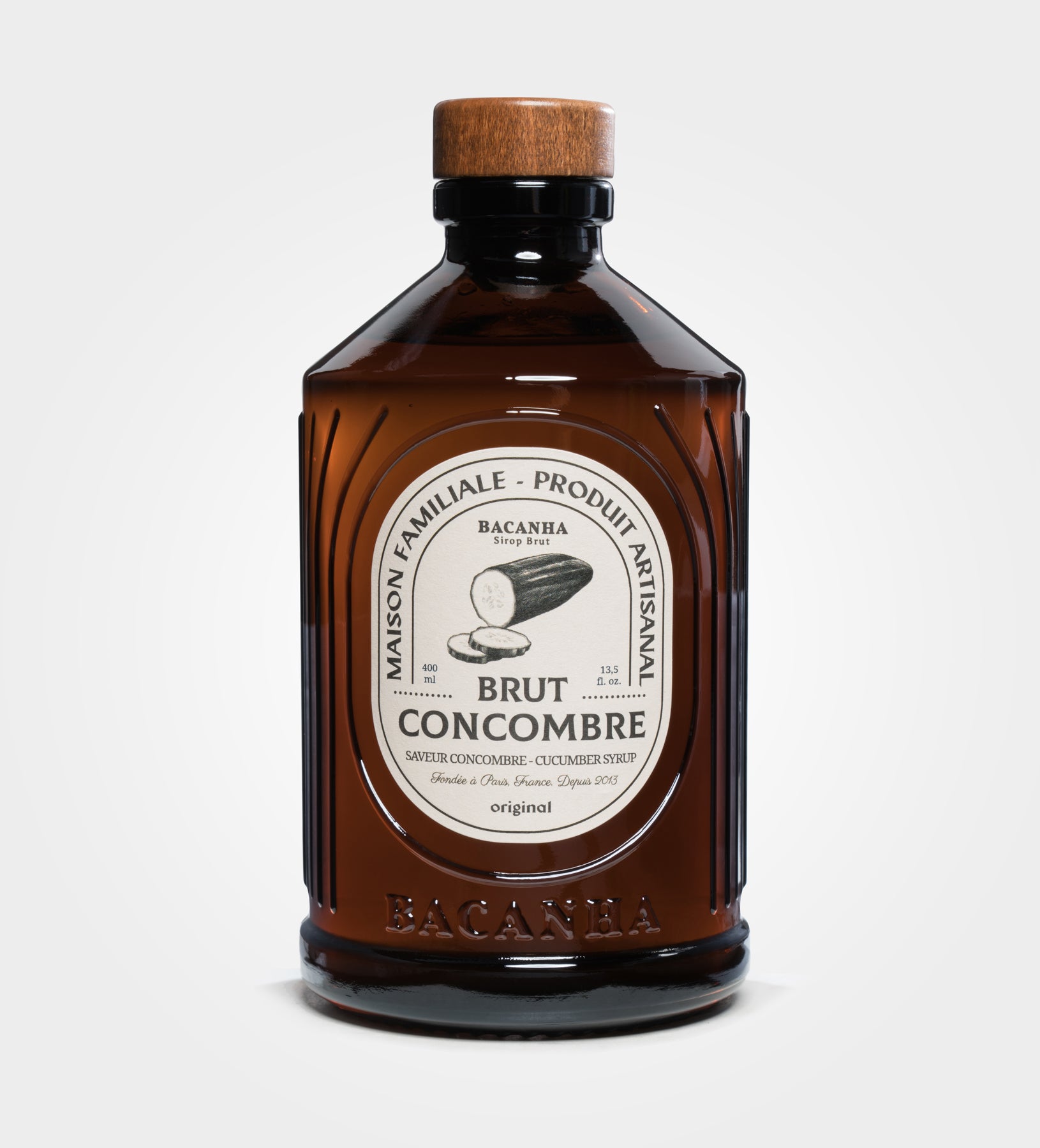 Natūralus agurkų sirupas - ekologiškas - 400 ml | Bacanha – priekinis vaizdas | Beata Nicholson