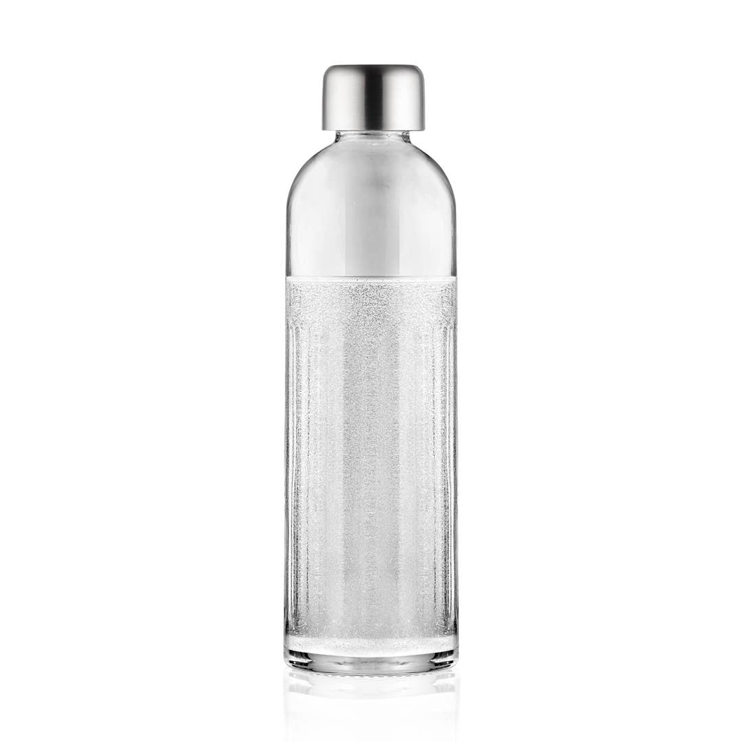 Glass bottle for bubliq glass carbonator bubliq