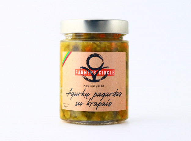 Agurkų pagardas su krapais 314 ml