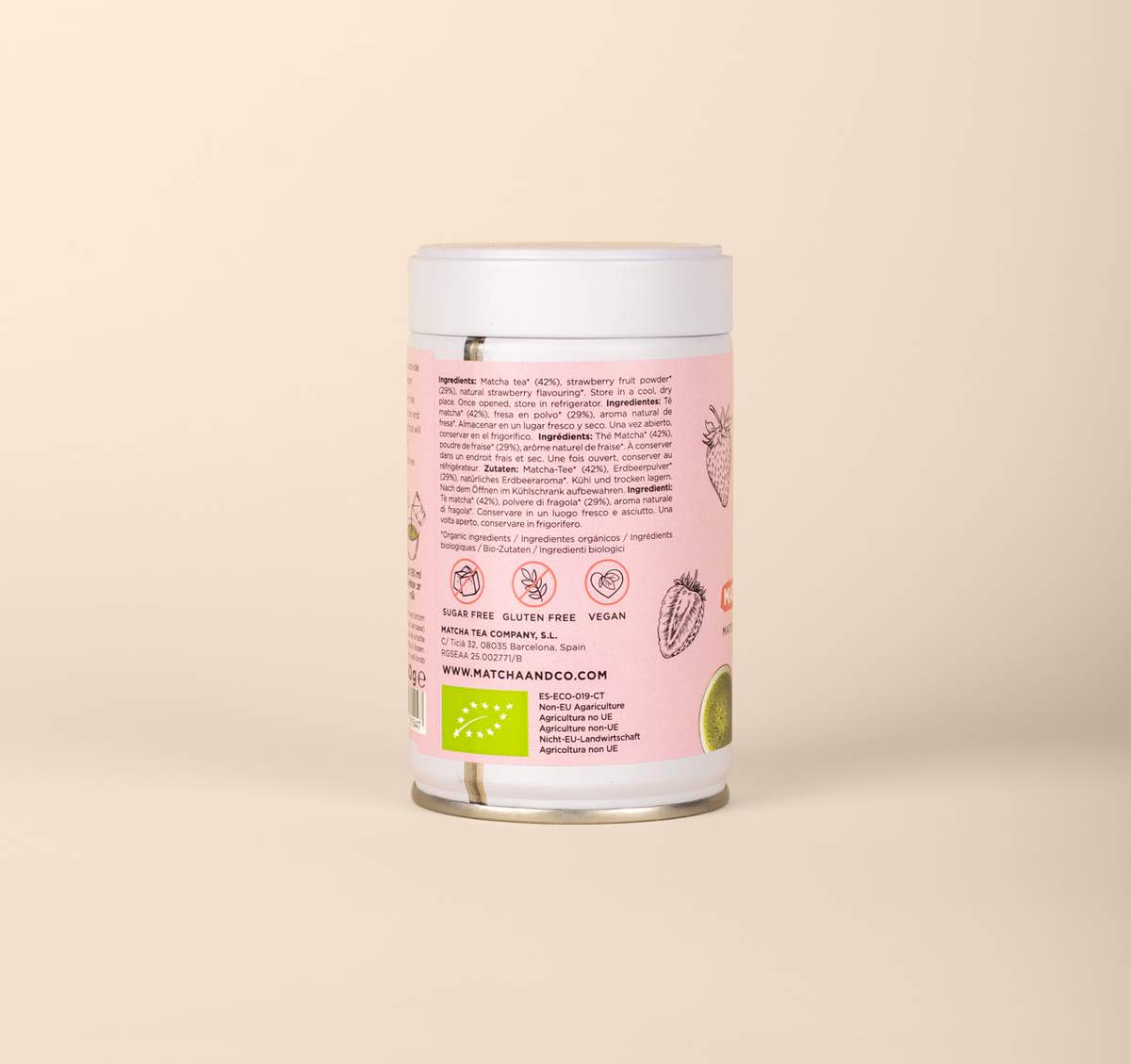 Ekologiška matcha su braškėmis, 80 g – 6 nuotrauka | Beata Nicholson