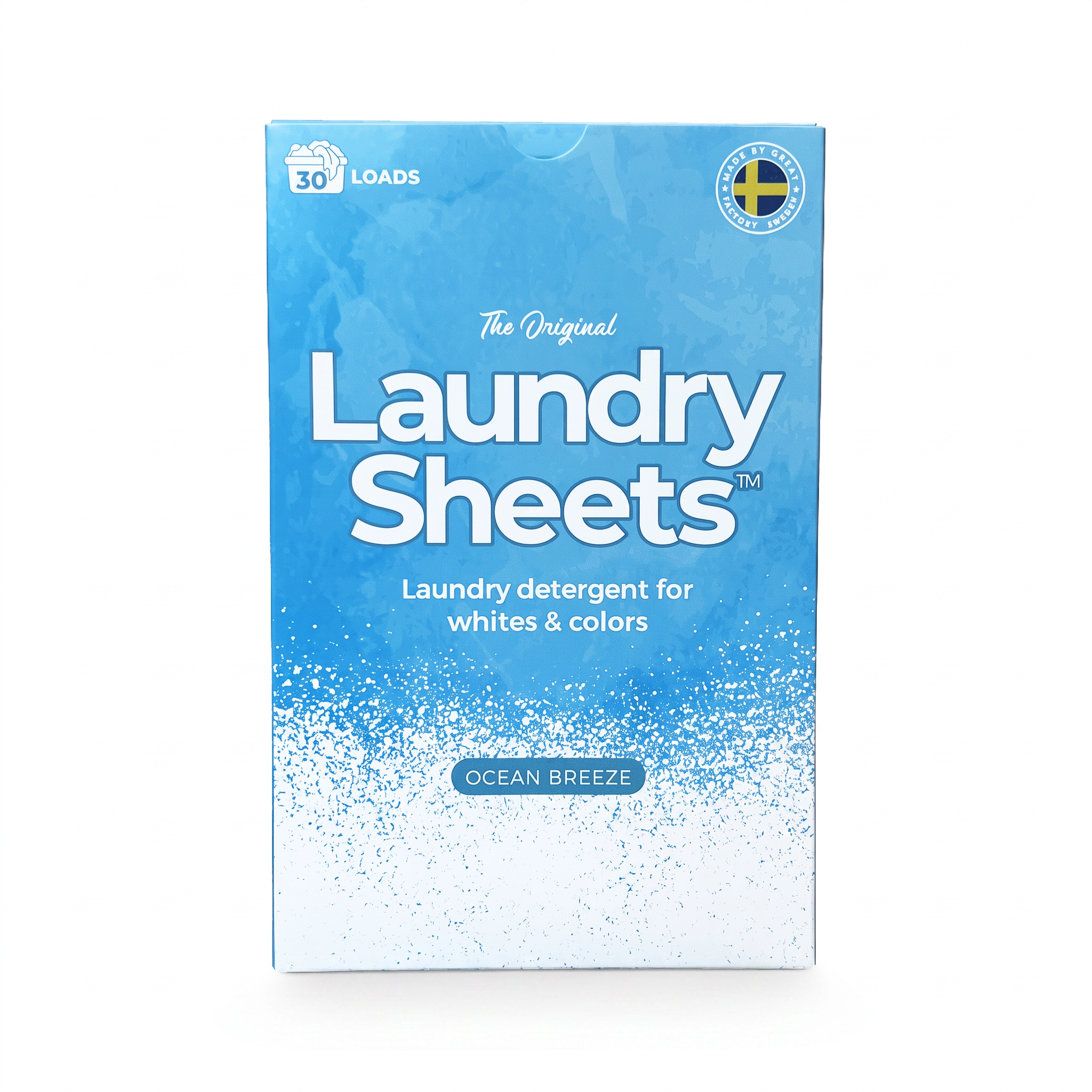 Laundry Sheets skalbimo lapeliai Ocean Breeze – 30 skalbimų